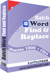 Click to view Batch Word Find & Replace 4.0 screenshot