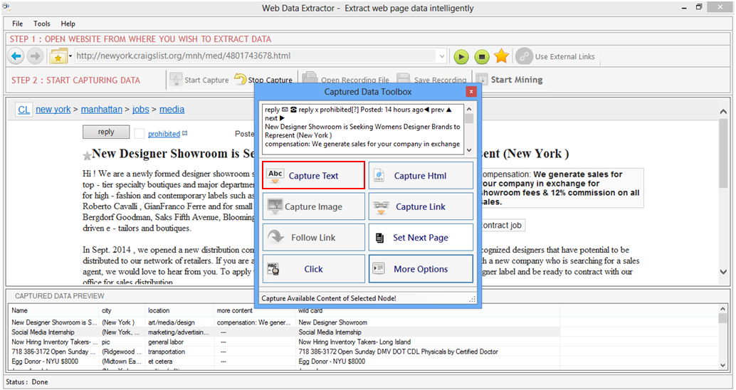 free download web data extractor 7.1